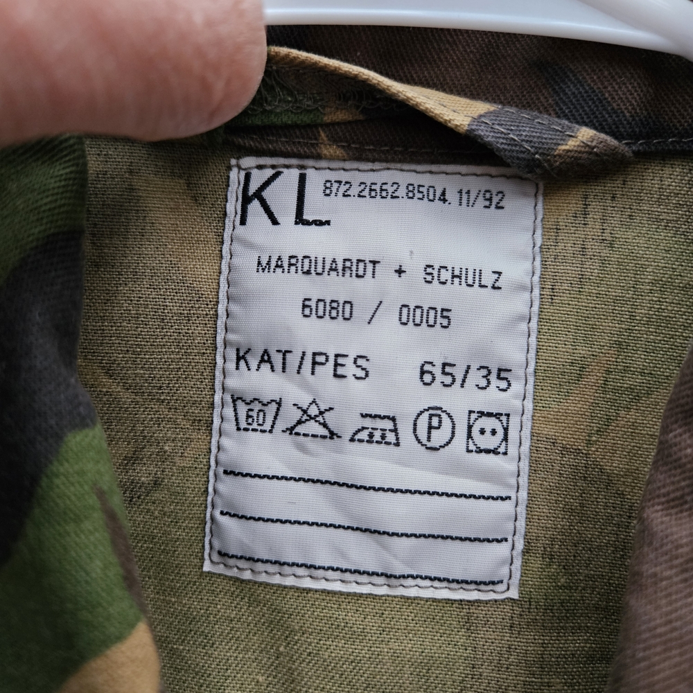 Vintage Dutch Camouflage Military Jacket - Picture 3 of 11
